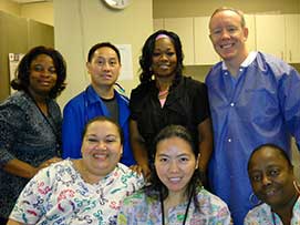 Group of medical professionals at Open Cities Health Center