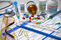 Medical forms and prescription medication